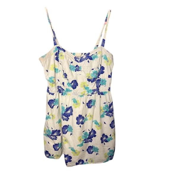 American Eagle Outfitters Dress Juniors Size XL A-Line Floral Y2K Short Hawaiian - Picture 1 of 10